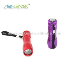 Portable Pocket Aluminium 9 LED Flashlight